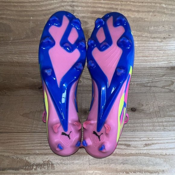 NEW SZ 9 & 10 Puma  Ultimate Energy FG AG Soccer Cleats Luminous Pink 107540-01 - Picture 8 of 10